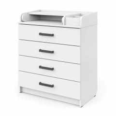 Комод пеленальный Атон Мебель Marvin (Белая Аляска - белый)