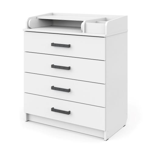 Комод пеленальный Атон Мебель Marvin (Белая Аляска - белый)