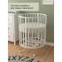 Комплект SKV 106 кроватка + матрас Plitex (2шт)  (колеса, маятник) белый бук