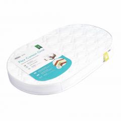 Комплект SKV 106 кроватка + матрас Plitex (2шт)  (колеса, маятник) белый бук