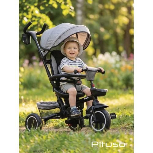 Велосипед трехколесный Pituso Elite Plus Beige-Бежевый JY-T05Plus-Beige