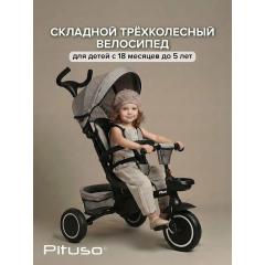 Велосипед трехколесный Pituso Elite Plus Beige-Бежевый JY-T05Plus-Beige