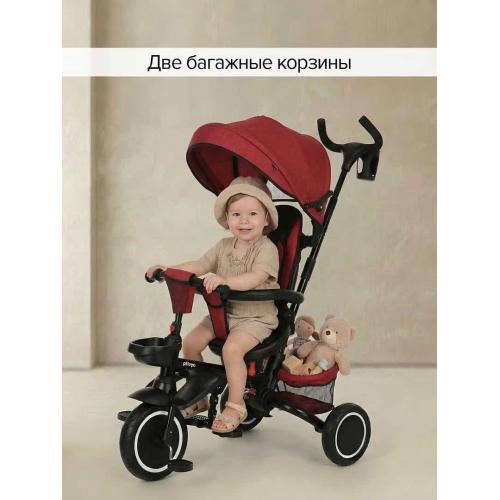 Велосипед трехколесный Pituso Elite Plus Red Maroon Темно-красный JY-T05Plus-Red