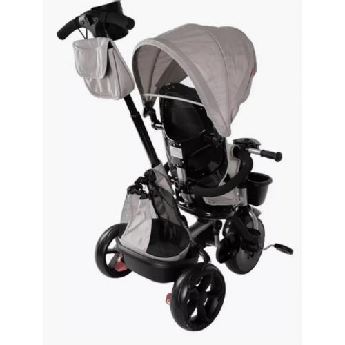 Велосипед трехколесный Tech Team Ricco с ручкой 253020 бежевый