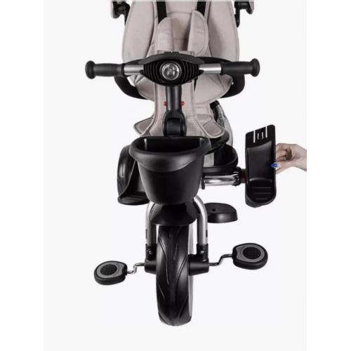 Велосипед трехколесный Tech Team Ricco с ручкой 253020 бежевый