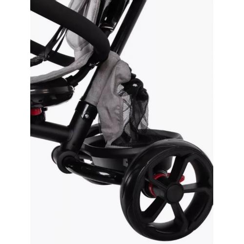 Велосипед трехколесный Tech Team Ricco с ручкой 253051 серый