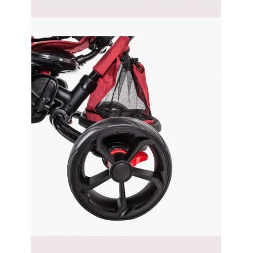 Велосипед трехколесный Tech Team Ricco с ручкой 253075 красный