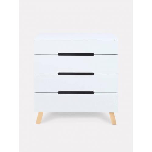 Комод пеленальный Rant Indy Pro / 123 (Cloud White) (80 см) (съемная доска)