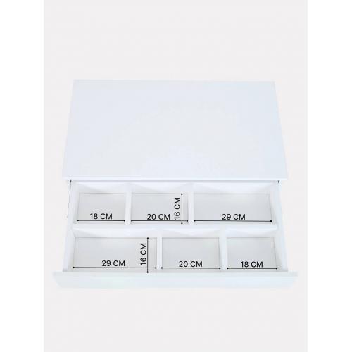 Комод пеленальный Rant Indy Pro / 123 (Cloud White) (80 см) (съемная доска)