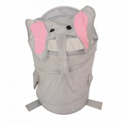 Корзина для игрушек LI HSEN СЛОНИК серый 35*58 см