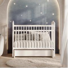 Кроватка Giovanni Comfort (Белый) Маятник без ящика (Джованни / планка)