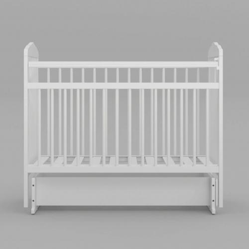 Кроватка Giovanni Comfort (Белый) Маятник без ящика (Джованни / планка)