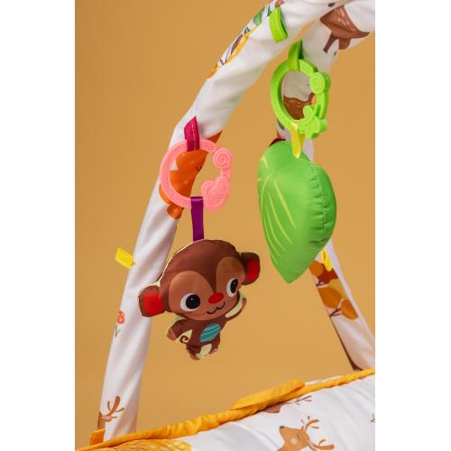 Развивающий коврик Labalu Музыкальный с коконом (оранжевый)