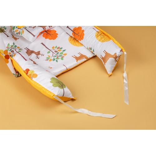 Развивающий коврик Labalu Музыкальный с коконом (оранжевый)