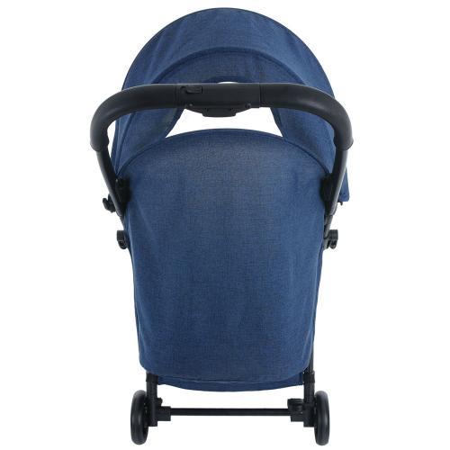 Коляска прогулочная Pituso SMART JEANS джинсовый лен (складывается одним нажатием)