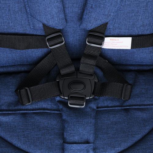 Коляска прогулочная Pituso SMART JEANS джинсовый лен (складывается одним нажатием)