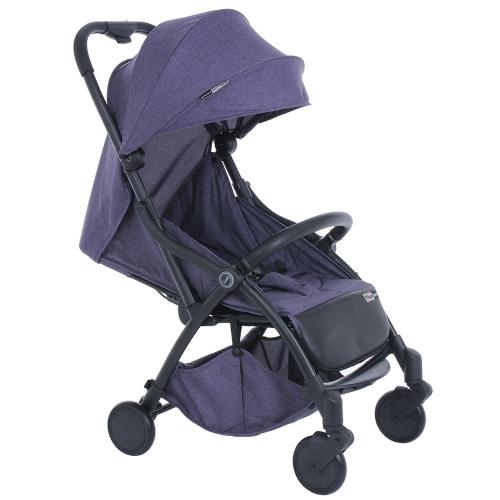 Коляска прогулочная Pituso SMART PURPLE лавандовый лен (складывается одним нажатием)