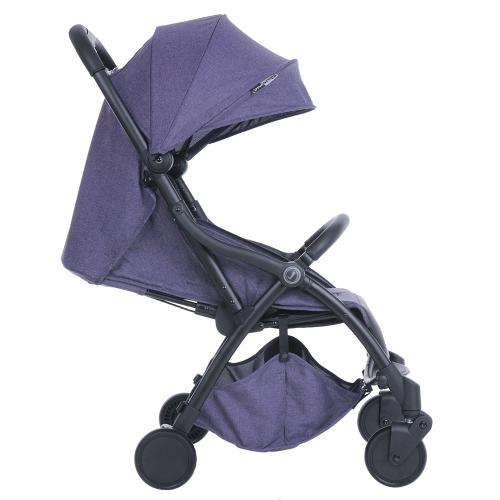 Коляска прогулочная Pituso SMART PURPLE лавандовый лен (складывается одним нажатием)