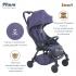 Коляска прогулочная Pituso SMART PURPLE лавандовый лен (складывается одним нажатием)