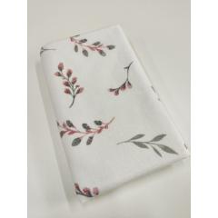 Непромокаемая многоразовая пеленка фланель 60х90 см Веточки