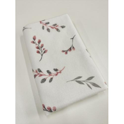 Непромокаемая многоразовая пеленка фланель 60х90 см Веточки