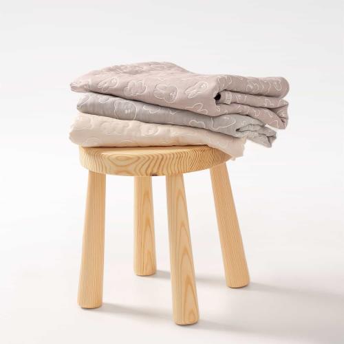 Плед детский Perina Soft Cotton 110х80 (ПЛ-02.4) Бежевый / Мишки