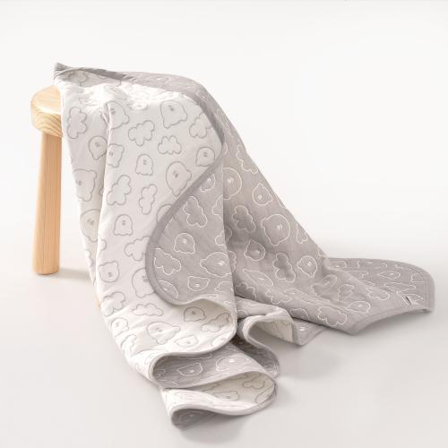 Плед детский Perina Soft Cotton 110х80 (ПЛ-02.6) Cерый / Мишки