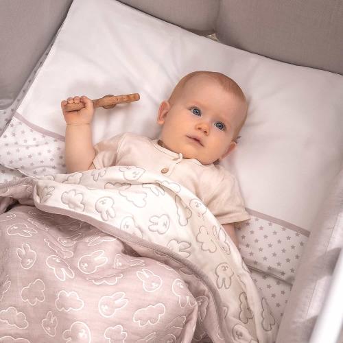 Плед детский Perina Soft Cotton 110х80 (ПЛ-02.8) Мокко / Зайки