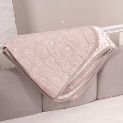 Плед детский Perina Soft Cotton 110х80 (ПЛ-02.8) Мокко / Зайки