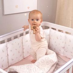 Плед детский Perina Soft Cotton 110х80 (ПЛ-02.8) Мокко / Зайки