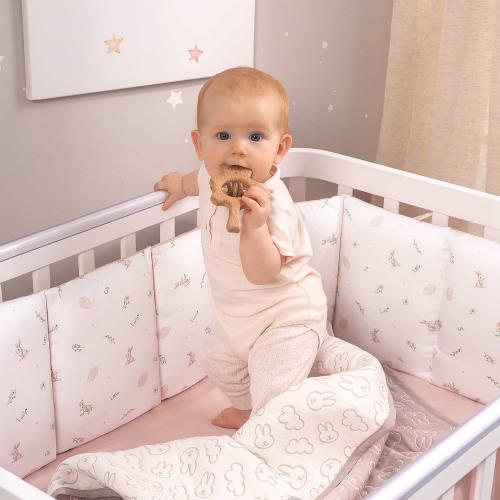 Плед детский Perina Soft Cotton 110х80 (ПЛ-02.8) Мокко / Зайки