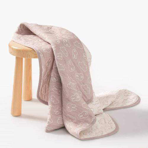 Плед детский Perina Soft Cotton 110х80 (ПЛ-02.8) Мокко / Зайки