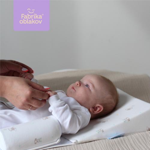 Подушка Позиционер 3 в 1 для новорожденных ФАБРИКА ОБЛАКОВ KMZ-0018