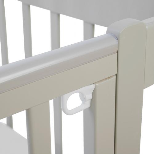Детская кроватка Pituso Pit-104 Mirelle (капучино) маятник, колеса, быстросъемная стенка 