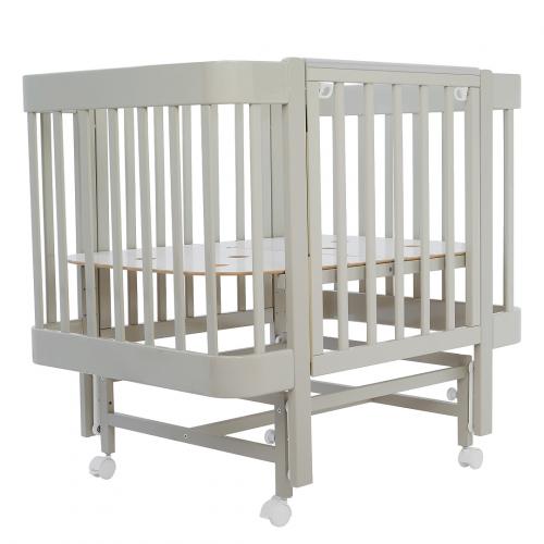 Детская кроватка Pituso Pit-104 Mirelle (капучино) маятник, колеса, быстросъемная стенка 