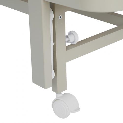 Детская кроватка Pituso Pit-104 Mirelle (капучино) маятник, колеса, быстросъемная стенка 