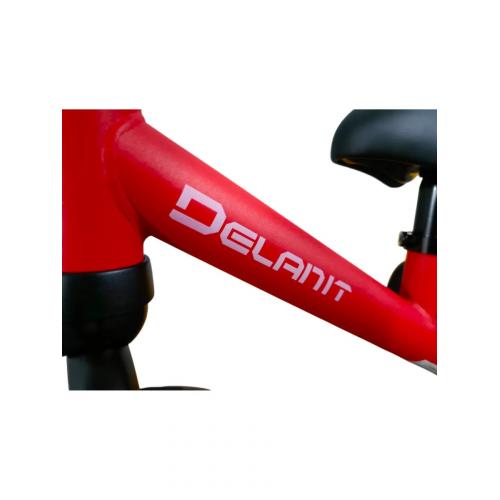 Детский Велосипед-беговел Delanit TF-01 красный (2 доп.колеса)