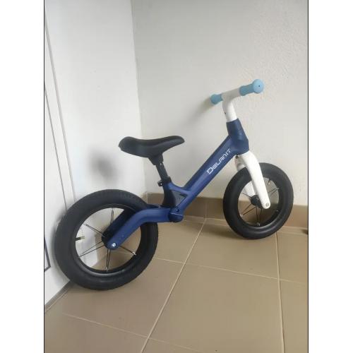 Детский Велосипед-беговел Delanit В06-Blue (колеса надувные 12')
