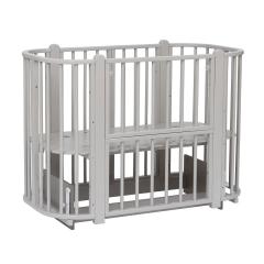 Кроватка PITUSO Asti J 511 Белый 5/1 маятник (капучино)