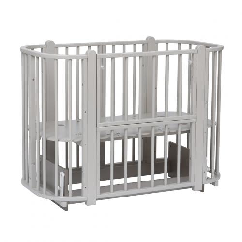 Кроватка PITUSO Asti J 511 Белый 5/1 маятник (капучино)