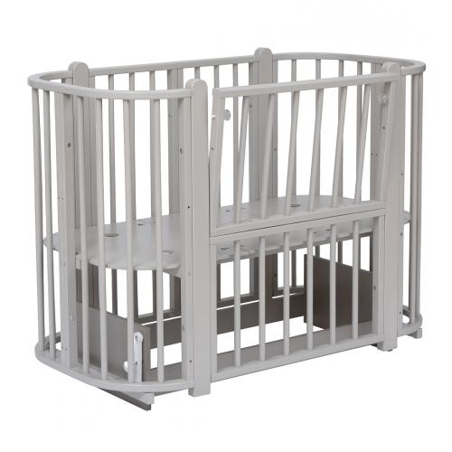 Кроватка PITUSO Asti J 511 Белый 5/1 маятник (капучино)