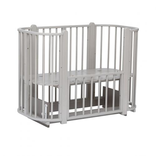 Кроватка PITUSO Asti J 511 Белый 5/1 маятник (капучино)