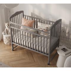 Кроватка детская Джованни Comfort (серый) колесо-качалка