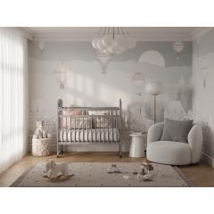 Кроватка детская Джованни Comfort (серый) колесо-качалка