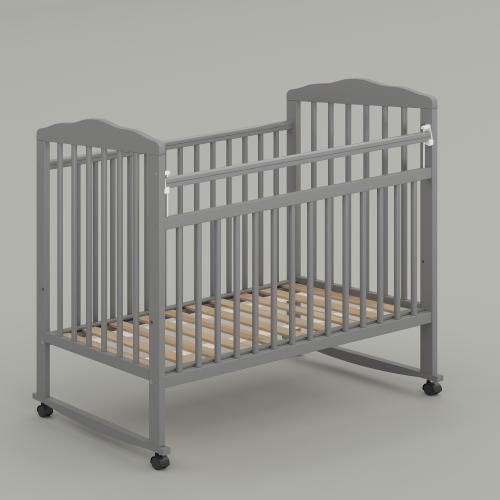 Кроватка детская Джованни Comfort (серый) колесо-качалка
