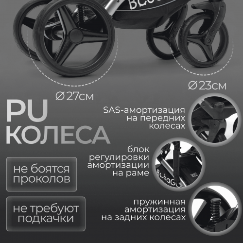 Коляска детская Bubago Rosano 3в1 BG 164-4 Черный