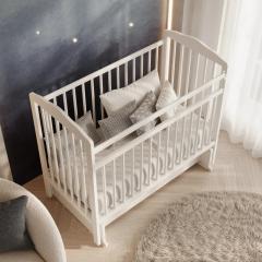 Комплект кроватка + матрас (Маятник, Белый) Giovanni Comfort 