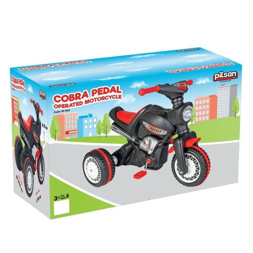Педальная машина Pilsan Cobra Black/Черный (3-5лет) 7323