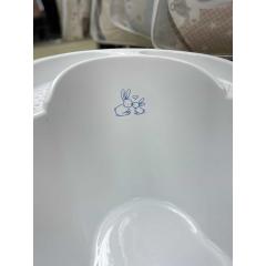 Ванночка детская TEGA 92 см Кролики Белая слив KR-011-103