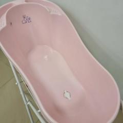 Ванночка детская TEGA 92 см Кролики Розовый слив KR-011-104